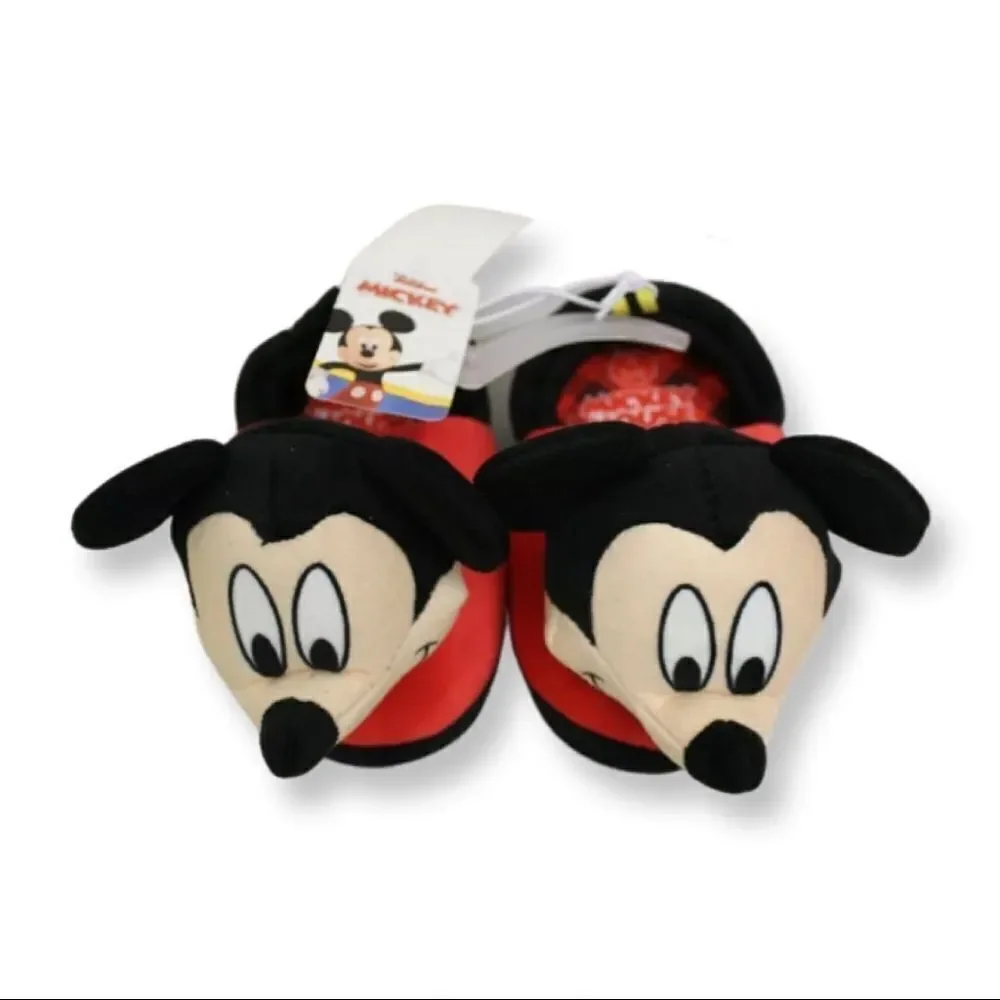 NWT Disney Kids Mickey Mouse Slippers